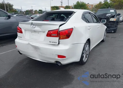 2006 Lexus Is 250 z USA, uszkodzony, nr VIN JTHBK262262010287